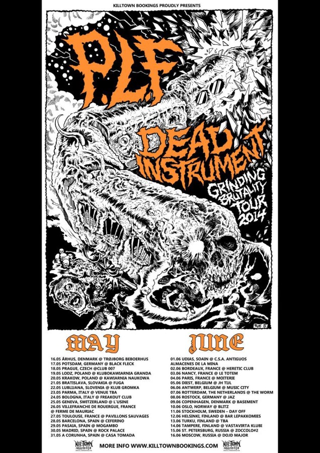 PLF & Dead Instrument  May - June 2014