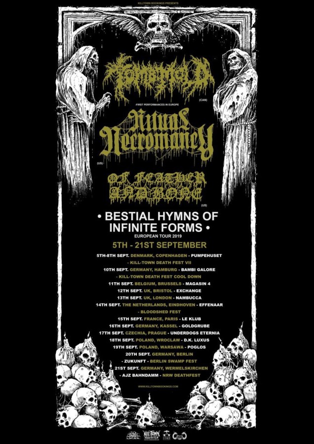 Tomb Mold & Ritual Necromancy & Of Feather and Bone  September 2019